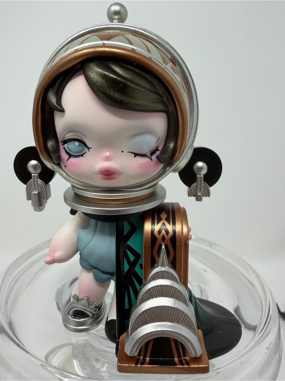 SKULLPANDA JAZZ AGE SHEIN Popmart WHERE TIME DWELLS Series Vinyl Figure